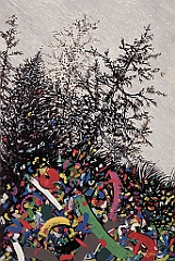 1991 - Farbenverschmutzung - Acryl auf Sperrholz - 150x100cm